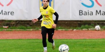 Cândea Andreea, jucătoarea ACS Fotbal Feminin Baia Mare, convocată în Echipa Națională U15