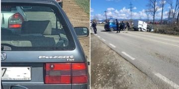 Accident rutier în zona Târgului Auto. O persoană încarcerată