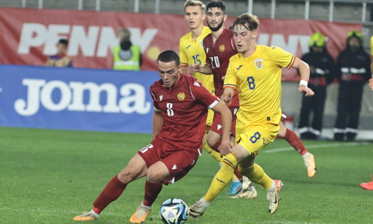 Armenia U21 – România U21 0-1. ”Tricolorii mici” au urcat pe primul loc în grupă