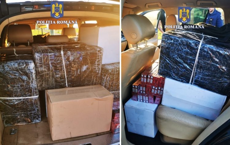 Sighetean cu maşina plină de ţigări de contrabandă depistat în trafic în Baia Mare