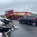 ACCIDENT între mai multe mașini, pe centura Apahida-Vâlcele! Trafic blocat