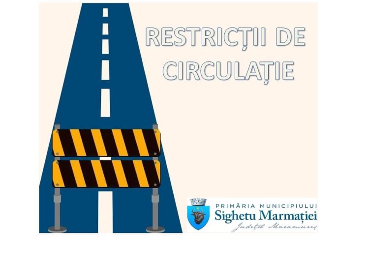 Primăria Sighetu Marmației închide un tronson de drum pentru reparații la Cinematograful Mara și Muzeul Maramureșan