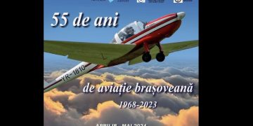 Expoziția „55 de ani de aviație brașoveană, 1968-2023ˮ la Muzeul Județean de Istorie și Arheologie Maramureș