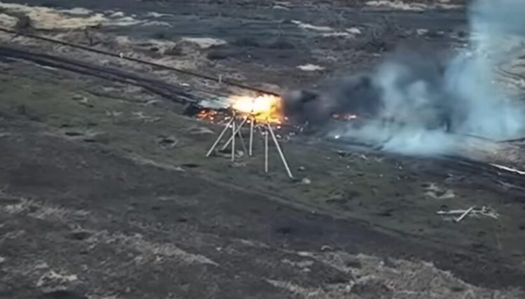 O bază militară din Transnistria a fost lovită de o dronă