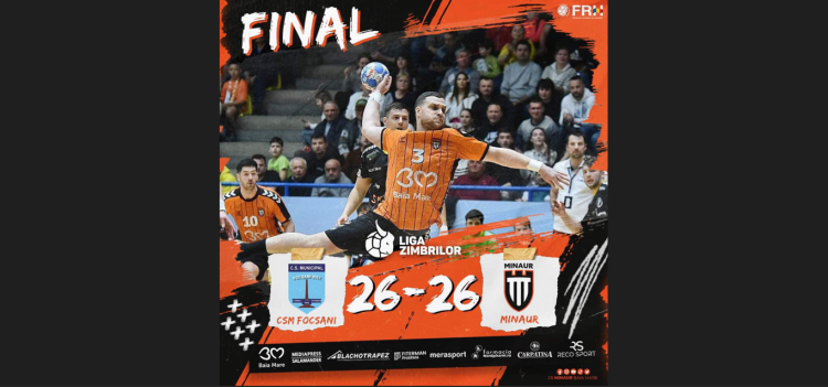 Final de meci între Minaur Baia Mare și CSM Focșani
