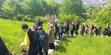 Pelerinajul Terţiarilor Bazilieni şi al colaboratorilor Surorilor Baziliene din Cluj şi Gherla, la Mănăstirea „Sfânta Maria” de pe Dealul Crucii