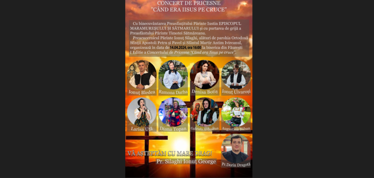 Concert de pricesne la Biserica din Făurești