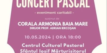 Eveniment caritabil. Concert pascal susţinut la Sighetu Marmaţiei de Corala Armonia
