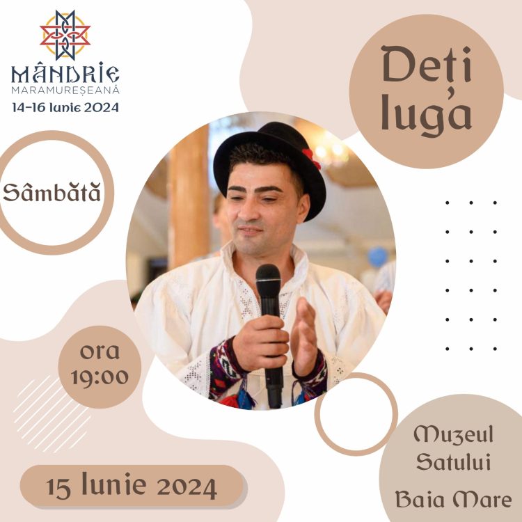 Artistul fenomen, Deți Iuga, la MândrIE Maramureșeană