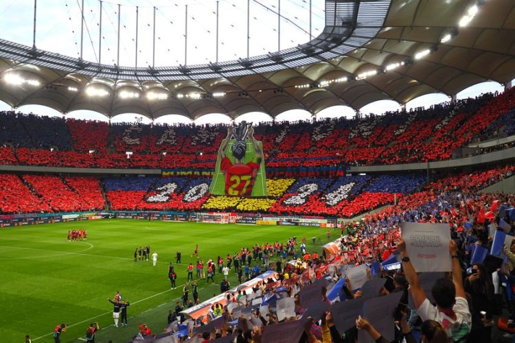 FCSB sărbătorește titlul cu numărul 27. Imagini spectaculoase de pe Arena Națională!