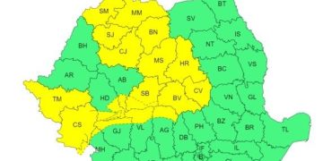 Avertizare meteo ANM de vreme rea. COD GALBEN de vijelii puternice în următoarele ore