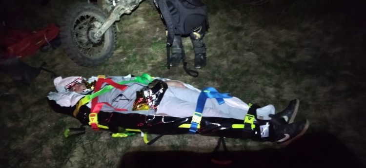 Salvamont Maramureș intervine într-un accident de motocros la Vârful Țibleș