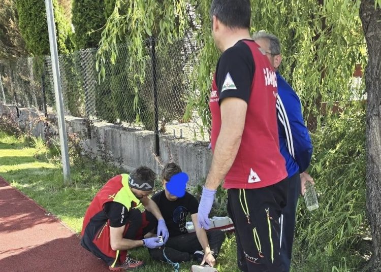 Intervenția Salvamont Maramureș la concursul de alergare din Baia Sprie