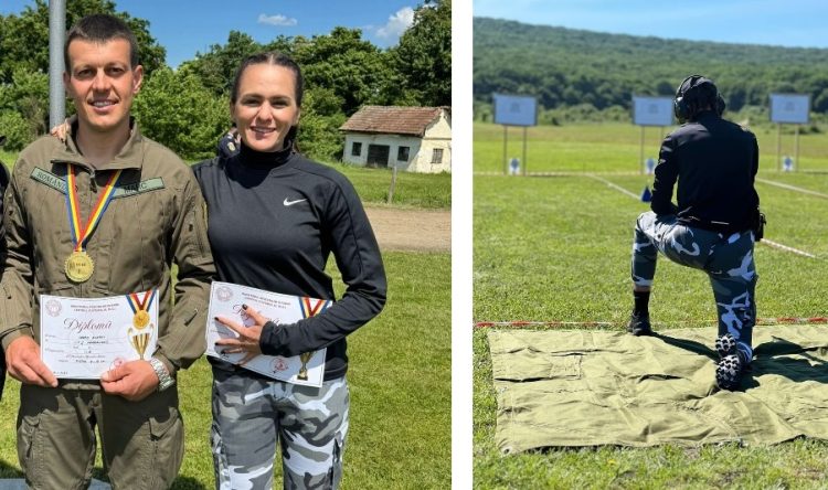 Doi polițiști maramureșeni, în fruntea clasamentului Campionatului de Tir al MAI
