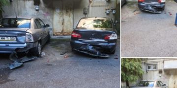 Două maşini lovite pe str. Florilor. Se caută şoferul iresponsabil