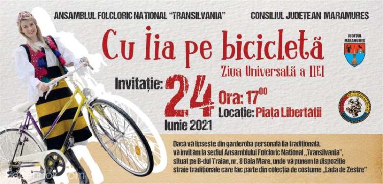 De Sânziene, evenimentul ”Cu Iia pe bicicletă” invită locuitorii municipiului Baia Mare la mişcare şi muzică