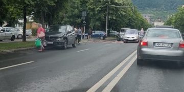 Accident rutier în Baia Mare, pe bd. Decebal. Implicate patru autoturisme