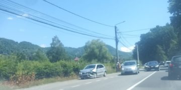 Accident pe DN 18, la ieșire din Baia Sprie