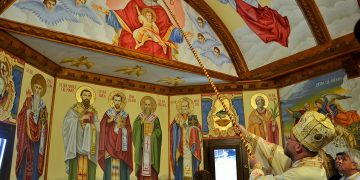 Sfințirea bisericii Fericiții Episcopi Martiri greco-catolici români din Hoteni