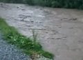 Oraşul Borşa, măturat de viituri. Au intervenit pompierii militari