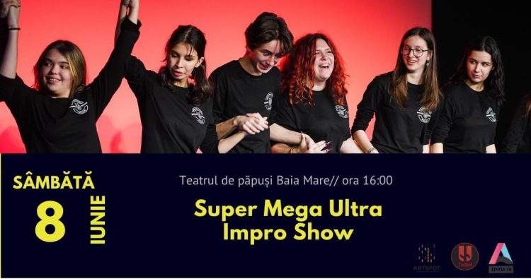 Spectacol de improvizaţie, prezentat de adolescenţi la Teatrul de Păpuşi