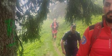 Ucrainean de 39 ani, izolat în zona Vf Poloninca, salvat de salvamontiștii maramureșeni