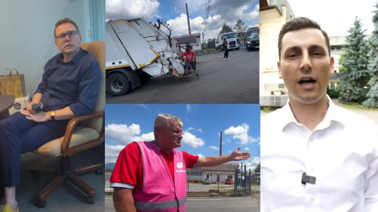 Managementul defectuos al lui Dobocan, sub înaltul patronaj al lui Ionel, ne lasă iar cu gunoaiele pe străzi