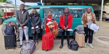 Cinci cetăţeni din Uganda, opriți de poliţiştii de frontieră din drumul ilegal spre vestul Europei
