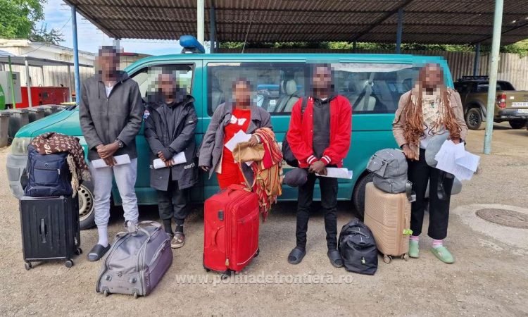 Cinci cetăţeni din Uganda, opriți de poliţiştii de frontieră din drumul ilegal spre vestul Europei