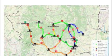 Rutele ocolitoare ale Văii Oltului (DN7) în perioada defrișării versantului!