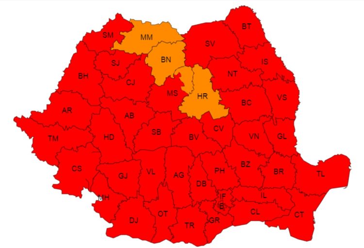 EXTINDERE COD ROȘU DE CANICULĂ