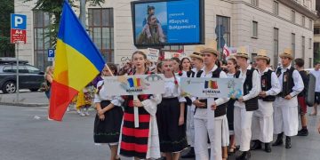 Ansamblul Folcloric ,,Coconii Maramureşului”, la Festivalul Internațional FolcFest, de la Skopie