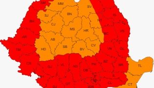 România fierbe! COD ROȘU în aproape toată țara