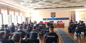 Peste 50 de elevi fac practică timp de două luni la Inspectoratul de Poliție Județean Maramureș