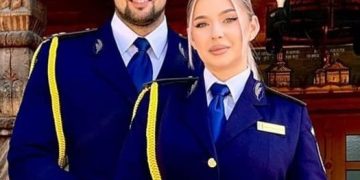 CASĂ DE PIATRĂ! Doi polițiști de frontieră în cadrul ITPF Sighetu Marmației și-au jurat iubire veșnică în cadrul unei ceremonii religioase