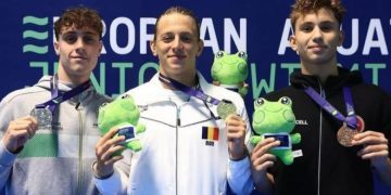 Trei medalii pentru România la Campionatul European de înot pentru juniori de la Vilnius