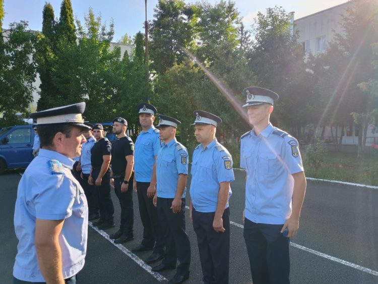 Ceremonialul de avansare în grad la Inspectoratul de Jandarmi Judeţean Maramureş