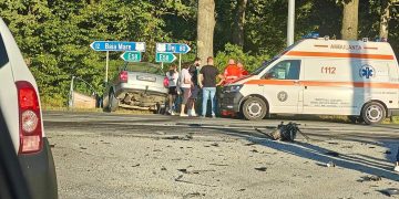 Nou accident în INTERSECȚIA MORȚII! Trafic blocat pe DN 1C