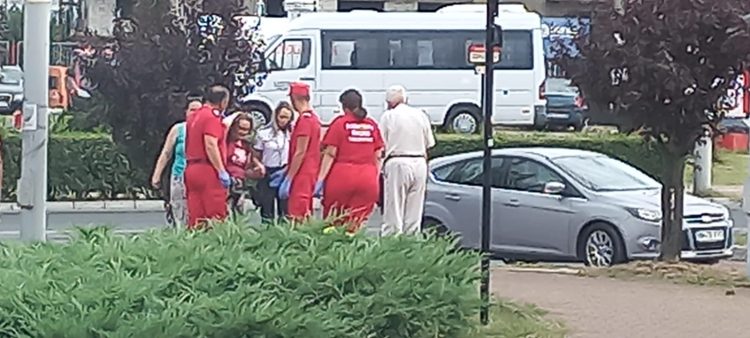 Pieton lovit în zona catedralei de pe bd. Unirii din Baia Mare