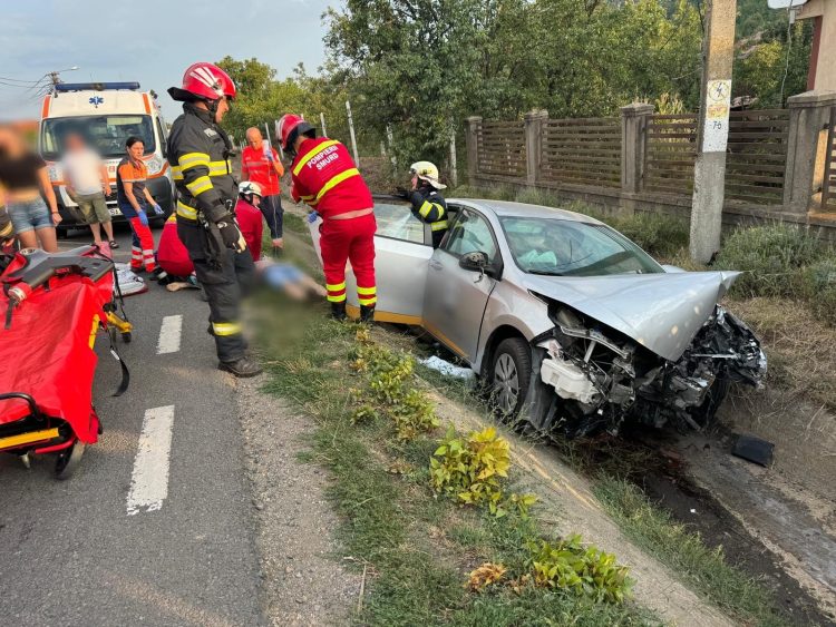 Două victime în urma unui accident la Ilba – foto