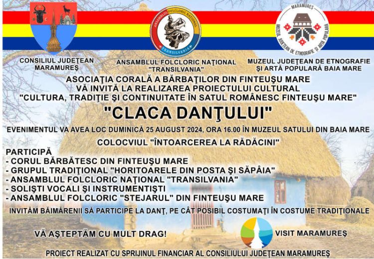 ”Claca Danţului”, readus în atenţia publicului în Muzeul Satului din Baia Mare