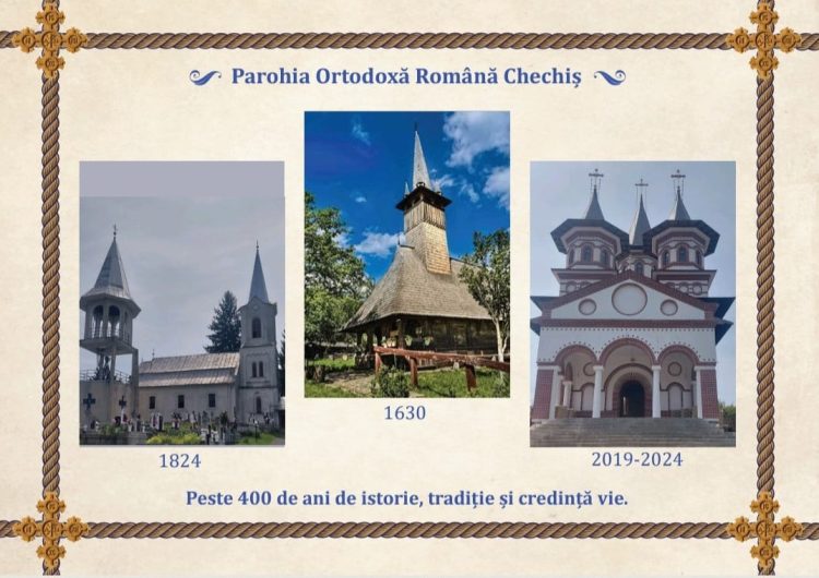 Hram şi întâlnire cu fiii satului la Chechiş