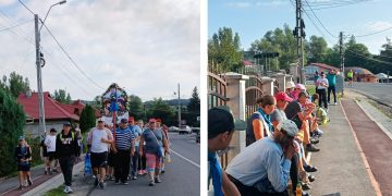 Credința este puterea ardelenilor. Procesiunea spre Nicula este făcută de un număr record de lăpușeni