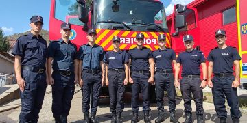 Opt elevi ai Școlii de Subofițeri de Pompieri și Protecție Civilă „Pavel Zăgănescu” fac practică la ISU Maramureș
