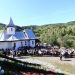 A fost târnosită biserica Schitului „Înălțarea Sfintei Cruci” din Săliștea de Sus