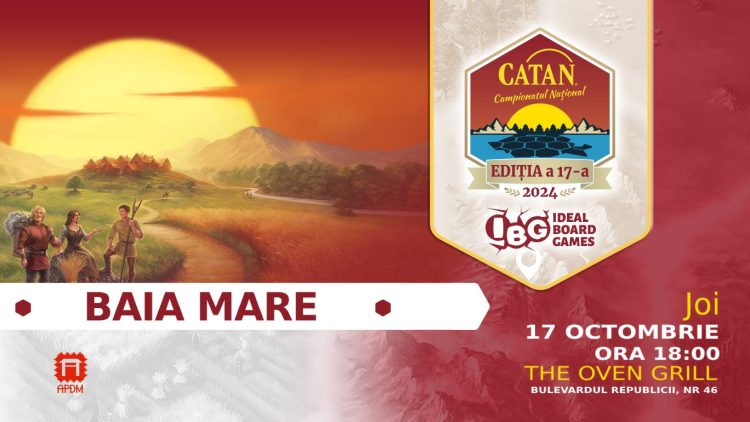 PREMIERĂ în Baia Mare: Are loc turneu de calificare la Campionatul Național de Catan