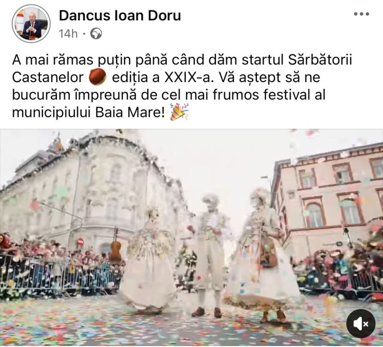 RUȘINE! Imagini din Cluj în clipul promoțional al Sărbătorii Castanelor!