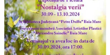 Expoziția de pictură „Nostalgia verii”, la Biblioteca Județeană