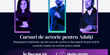 ASOCIAȚIA ARTSPOT BAIAMARE REÎNCEPE CURSURILE DE TEATRU PENTRU ADULȚI!