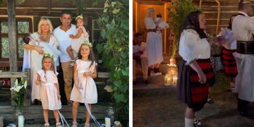 Botezul fetiței Laurei Cosoi a adus multe vedete în Maramureș